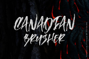 Canadian Brusher: A Dynamic Font for Creative and Professional Workflows