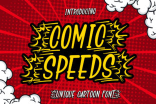 Comic Speeds: A Fun Display Font for Cartoon Creative Projects