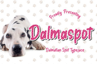 Dalmaspot: A Playful Font with Dalmatian Spots for Creative Expression