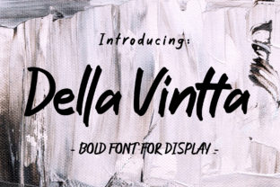 Della Vintta: A Unique Display Font for Strategic Design