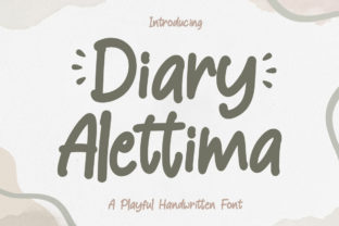 Diary Alettima: Fun and Functional Font