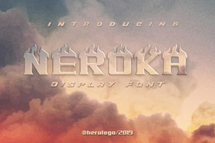 Discover Neroka: The Fiery Display Font That Ignites Creativity