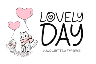 Discover the Charm of Lovely Day: A Handwritten Font for Every Creative Project