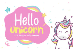 Hello Unicorn Font: A Bold, Playful Display Typeface for Creative Design