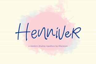 Henniver Font: A Sweet, Charming Display Typeface That Elevates Creative Projects