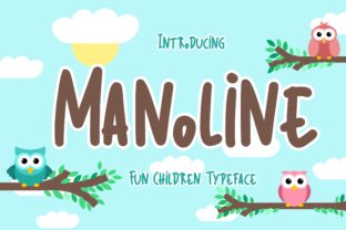 Manoline: A Playful Font for Creative Projects