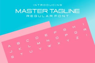 Master Tagline: A Bold and Playful Font for Standout Designs