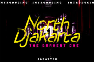 North Djakarta: A Bold Font for Confident Design