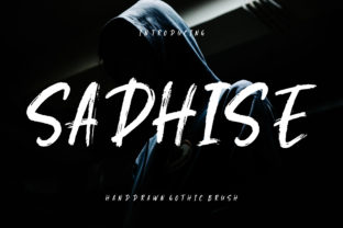 Sadhise: A Gothic Brush Font for Strategic Design and Creative Expression