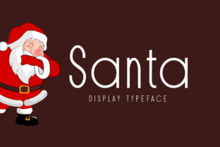 Santa: A Festive Font for Creative Projects