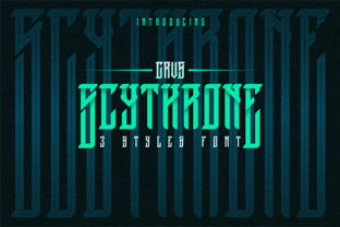 Scythrone: A Bold Font for Modern Design
