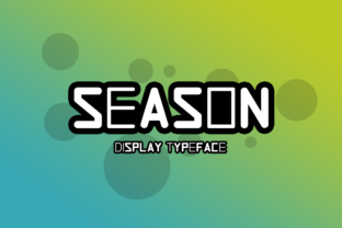 Season: A Modern Display Font for Creative Expression