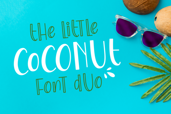 The Little Coconut: A Tropical Typographic Delight
