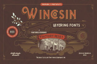 Wincosin: A Timeless Vintage Font for Modern Design